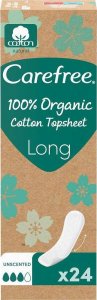 Carefree Organic Cotton Long wkładki higieniczne 24szt 1