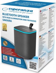 Głośnik Esperanza ESPERANZA GŁOŚNIK BLUETOOTH RGB SAKARA EP155 6