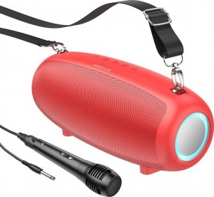 Głośnik Borofone BOROFONE GŁOŚNIK BEZPRZEWODOWY BLUETOOTH BP13 DAZZLING Z MIKROFONEM CZERWONY 1