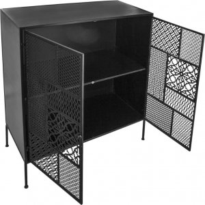 Atmosphera Komoda Teeco ażurowa czarna 6