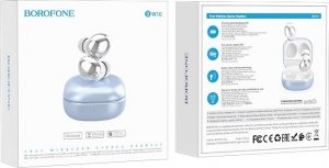 Słuchawki BOROFONE SŁUCHAWKI BLUETOOTH TWS BW10 MAGIC RHYME NIEBIESKIE 5