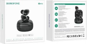 Słuchawki BOROFONE SŁUCHAWKI BLUETOOTH TWS BW10 MAGIC RHYME CZARNE 5