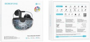 Słuchawki BOROFONE SŁUCHAWKI BLUETOOTH TWS BW15 CZARNE 6