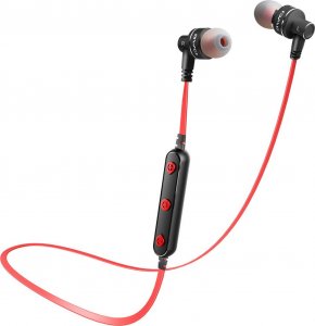 Słuchawki AWEI SŁUCHAWKI BLUETOOTH SPORT B990BL CZERWONE 3