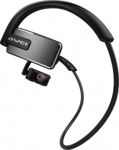 Słuchawki AWEI SŁUCHAWKI BLUETOOTH SPORT A883BL WODOODPORNE IPX4 CZARNE 3
