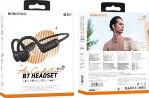 Słuchawki BOROFONE SŁUCHAWKI SPORTOWE BE57 CHARM BLUETOOTH CZARNE 5