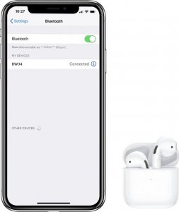 Słuchawki BOROFONE SŁUCHAWKI BLUETOOTH TWS BW34 BIAŁE 6