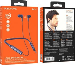 Słuchawki BOROFONE SŁUCHAWKI SPORTOWE BE59 RHYTHM BLUETOOTH NIEBIESKIE 4