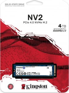 Dysk SSD Kingston NV2 4TB M.2 2280 PCI-E x4 Gen4 NVMe (SNV2S/4000G) 4