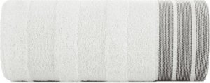 Eurofirany Ręcznik bawełniany z żakardową bordiurą PATI 70X140 biały 1
