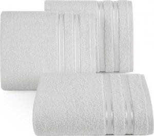 Eurofirany Ręcznik bawełniany z bordiurą MANOLA 70X140 biały 1