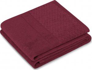 AmeliaHome AmeliaHome Ręcznik bawełniany RUBRUM 70x130 bordowy 1