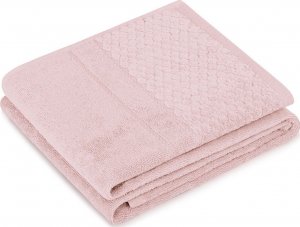 AmeliaHome AmeliaHome Ręcznik bawełniany RUBRUM 70x130 pudrowy róż 1