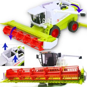 tomdorix Duży Kombajn Zbożowy BIZON Zabawka Traktor z Napędem 1