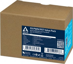 Wentylator Arctic F8 PWM PST 5-pack (ACFAN00261A) 4