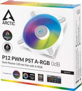 Wentylator Arctic P12 PWM PST A-RGB 0dB White (ACFAN00254A) 4