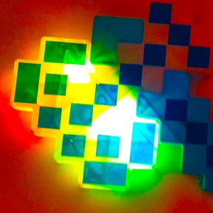 tomdorix Siekiera Topór Na Baterie MINECRAFT Światło Dźwięk z LED'ami 3