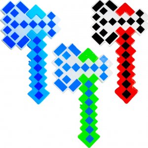 tomdorix Siekiera Topór Na Baterie MINECRAFT Światło Dźwięk z LED'ami 4