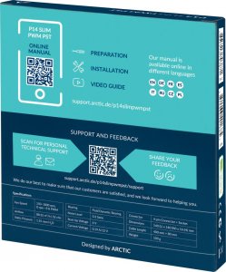 Wentylator Arctic P14 Slim PWM PST (ACFAN00268A) 7