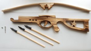 tomdorix Kusza Drewniana Dla Rycerza Łuk+3 Bełty Tarcza 8