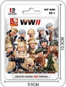 tomdorix Klocki Wojskowe Figurki Militarne Żołnierze 7