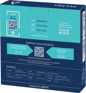 Wentylator Arctic P12 Max (ACFAN00280A) 5