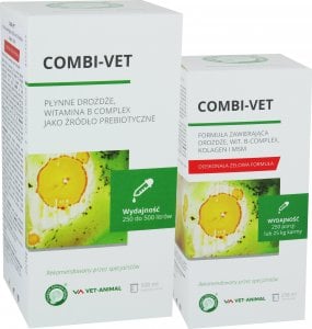 Vet Animal Combi vet 500 ml formuła zawierająca drożdże wit b complex msm i kolagen 1