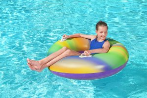 Bestway Koło do pływania Tęcza 1.19m 24