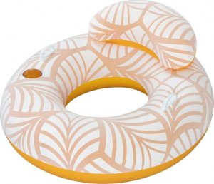 Bestway Koło do pływania z oparciem 1,18m pomarańczowe 2