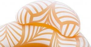 Bestway Koło do pływania z oparciem 1,18m pomarańczowe 5