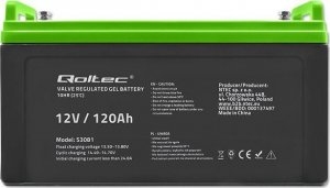 Qoltec Akumulator żelowy | 12V | 120Ah | GEL 5