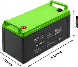 Qoltec Akumulator żelowy | 12V | 120Ah | GEL 8