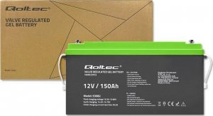 Qoltec Akumulator żelowy | 12V | 150Ah | GEL 2