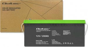 Qoltec Akumulator żelowy | 12V | 200Ah | GEL 2