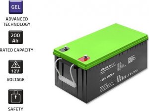 Qoltec Akumulator żelowy | 12V | 200Ah | GEL 3