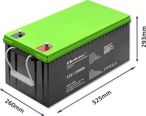 Qoltec Akumulator żelowy | 12V | 200Ah | GEL 9