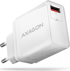 Ładowarka Axagon ACU-QC19W Ładowarka sieciowa QC 19W, 1x port USB-A, QC3.AFC/FCP/SMART, Biała 1