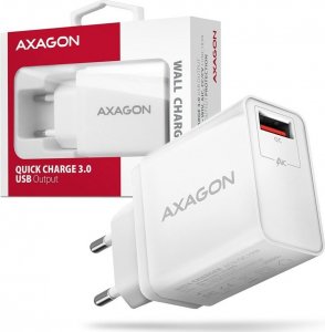 Ładowarka Axagon ACU-QC19W Ładowarka sieciowa QC 19W, 1x port USB-A, QC3.AFC/FCP/SMART, Biała 3
