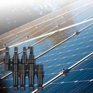 Qoltec Konektor solarny, złšcze MC4, typ T 1000V 30A - komplet 2