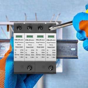 Qoltec Ogranicznik przepięć AC | 2P | 275V | T2 | B+C 2
