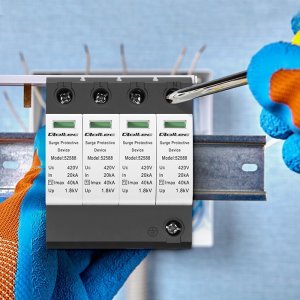 Qoltec Ogranicznik przepięć AC | 4P | 420V | T2 | B+C 2