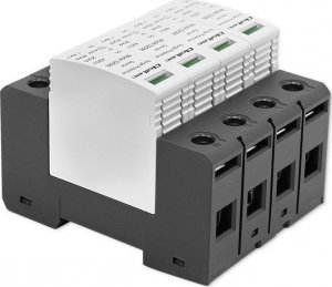 Qoltec Ogranicznik przepięć AC | 4P | 420V | T2 | B+C 6