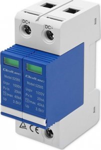 Qoltec Ogranicznik przepięć DC | 2P | 1000V | T2 | B+C 8