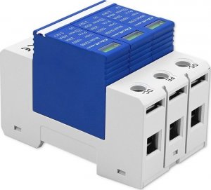 Qoltec Ogranicznik przepięć DC | 3P | 1000V | T2 | B+C 6