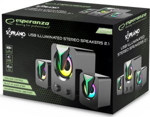 Głośniki komputerowe Esperanza Soprano 2.1 (EGS107) 6