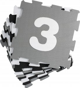 Smily Play Mata piankowa Cyfry Czerń i biel 2