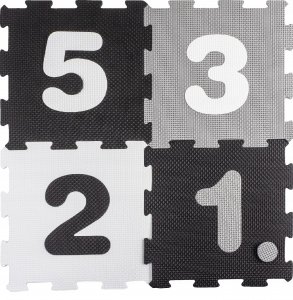 Smily Play Mata piankowa Cyfry Czerń i biel 6