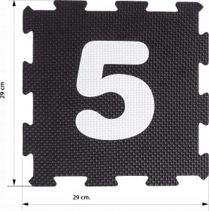 Smily Play Mata piankowa Cyfry Czerń i biel 7