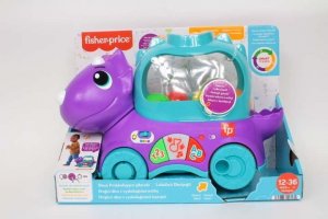 Fisher Price Zabawka interaktywna Dinu skaczące piłeczki 2