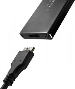 Kieszeń Qoltec Obudowa | kieszeń do dysków SSD M.2 SATA | NGFF | USB 3.0 2